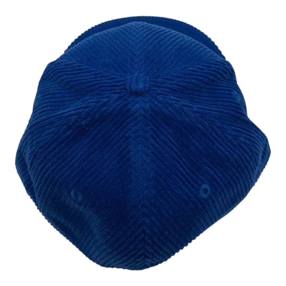 New Era 59Fifty Chicago Cubs Hat Cap 7 5/8 Light Royal Corduroy 1987‎ Baseball